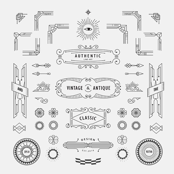 set of linear thin l...