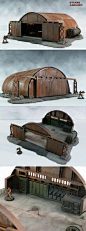 Small Aircraft Hangar/Motor Pool/Quonset Hut: 