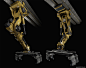 Star Citizen - Robotic Arm, Kyle Bromley : For Star Citizen's "Gold Horizon" FPS level, I was tasked with creating a robotic arm. No concept was provided so I worked closely with the art lead to iterate and refine my design while keeping in mind
