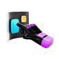 Metaverse Button 3D Icon