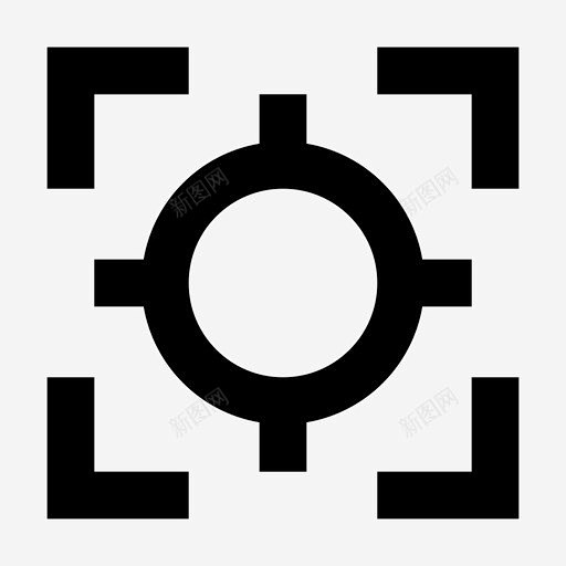 相机对焦对焦选择器图标 造型 icon 标识 标志 UI图标 设计图片 免费下载 页面网页 平面电商 创意素材
