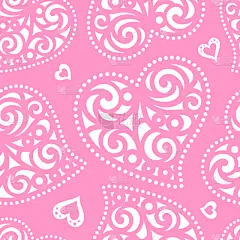 四方连续纹样,动物心脏,华丽的,贺卡,纺织品,瓷砖,模板,装饰物,背景,节日