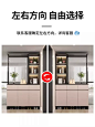屏风隔断客厅2024新款进门遮挡实木轻奢风玄关柜客厅奶油鞋柜定制-淘宝网