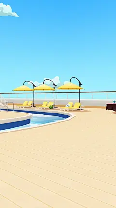 Zepeto Background/Ocean Cruise/Kapal Pesiar