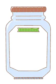 玻璃罐手账边框