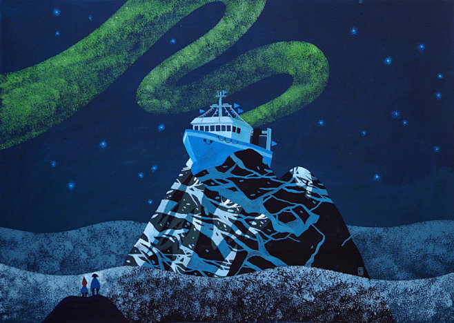 法国插画师 Duque yvan 绘画作...