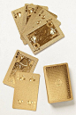 Gold-Dipped Playing Cards?! • #Anthrofave
