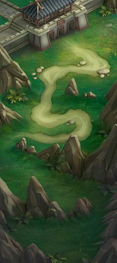上班上的采集到Q版背景
