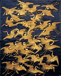 晴空一鹤排云上，便引诗情到碧霄|东方织物上的鹤元素 ​​​​