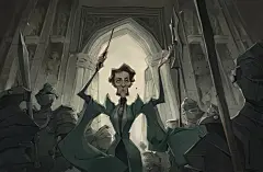 哈利波特  电脑壁纸   插画  背景  