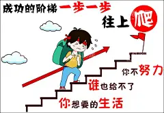 成功的阶梯  - 源文件下载【酷图网】成功的阶梯,励志,文化墙,形象墙,卡通娃娃