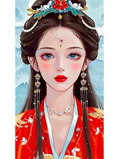 AI绘画｜古典美人（六）