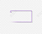 紫色简约方框标题框线条边框免费下载_PNG素材_觅知网