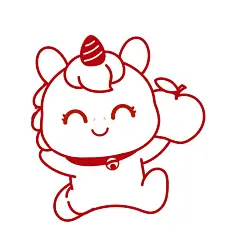 马宝宝表情包卡通插画线稿72-58