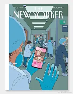 给纽约客的一篇关于中国临终关怀护理现状的文章画了幅插画，这期的封面是偶像Chris Ware画的插画。阅读-》O网页链接 ​​​​