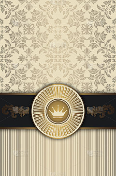 复古的背景与优雅的框架。