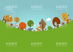 秋天Banner  - 源文件下载【酷图网】秋天Banner,海报,秋天海报,秋天横版海报,动物,秋天植物