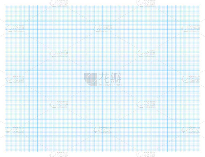 方格纸毫米网格。