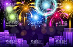 烟花    - 源文件下载【酷图网】烟花,烟花素材,烟花四射,新年贺卡,漂亮烟花,烟花背景,烟花包装,