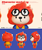 3D c4d cartoon Character design  cute Ip形象 lion 吉祥物
