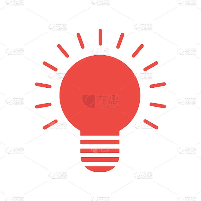 Color bulb icon vector flat图片_其他图片图片素材-花瓣网