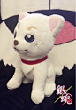 日本单银魂定春公仔萨达哈鲁毛绒玩具日本动漫小白狗萌物神兽-淘宝网