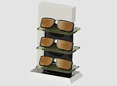 眼镜 首饰服饰珠宝 托盘台面架 端头 流水台中岛包台 装置 展示设计