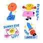 Juan Molinet - Snapchat Stickers : Character Designer, illustrator, art director from Buenos Aires, working freelance for clients of the likes of Nickelodeon, Cartoon Network, The Guardian, Nescafé, Unicef, Unilever, Cadbury, and more! 