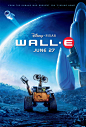 机器人总动员 WALL·E的电影海报设计欣赏，来源自黄蜂网http://woofeng.cn/
