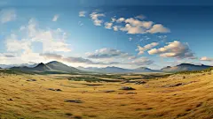 花朵山水干山风景壁纸素材图片