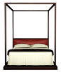 Four-poster-bed: