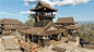 For Honor Marching Fire - Kazan castle, Laurie Durand : One of my second mandate on For Honor - Marching Fire was modeling a Bell tower area in the Kazan Castle's map ( interior, exterior ). I helped as well on the level art and optimization around the pi