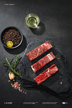 Ai奇点艺术室采集到牛肉摄影