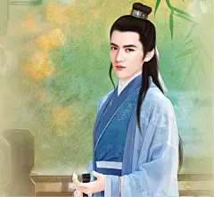 古风手绘美男