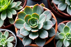 盆栽多肉植物图片摄影图