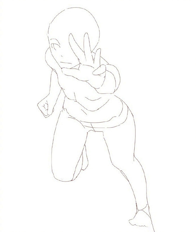 设计秀多角度人体动作素材仰视俯视等的角度姿势转需67676767