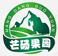 芒砀果园logo图标高清素材 页面 设计图片 页面网页 平面电商 创意素材 png素材