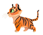 每日猫图 -  504：Tiger Cub我没有画出足够的婴儿小猫