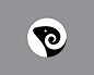 领头羊图标设计  领头羊logo 绵羊 黑白色 螺旋 动物 抽象
