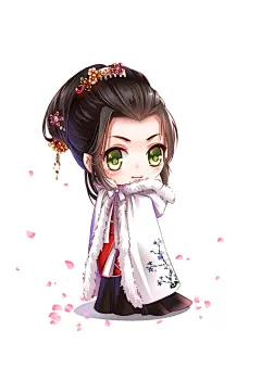 同人图 插画 壁纸 | Q版汉服 | 半次元-第一中文COS绘画小说社区