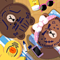 CONY 在 Instagram 上发布：“Hello #friends! Today 7/30 is #internationalfriendshipday ! I am gooooood at painting ✏️on my pals' faces  #linefriends #artist…” : 5,111 次赞、 102 条评论 - CONY (@cony_linefriends) 在 Instagram 发布：“Hello #friends! Today 7/30 is #internati