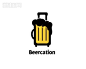 Beercation行李箱logo设计