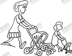 卡通幸福家庭 【酷图网】推车,婴儿车,幼儿,宝宝,大人,小孩,小男孩,小女孩,大头宝贝,亲子互动,亲子时光,亲子关系,家庭生活,家庭互动,亲子教育,家庭出游,家庭教育,卡通家人,卡通家庭,母亲,父母,全家福,家人,家庭,家庭成员,妈妈,儿童,孩子,姐姐,弟弟,幸福,家庭主题,日常生活,人物插画,人物关系,卡通插画,手绘插画