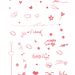 手写字母云