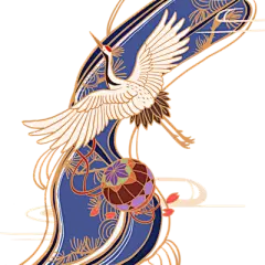 【米图网-52mitu.com】仙鹤 中式 元素 水墨 丹顶鹤仙鹤