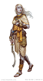 Characters for Pathfinder, Ekaterina Burmak : Character illustrations for Pathfinder Adventure Card Game: Mummy's Mask