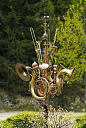 Seventysix Trombones a sculpture inspired by the Music ManDouglas Walker Sculpture