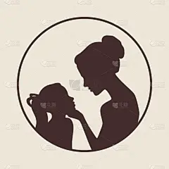 母亲,母女,女儿,可爱的,家庭,父母,肖像,爱,相伴
