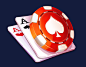 Poker Game Logo-更多资源，欢迎关注：Belly。http://huaban.com/belly/