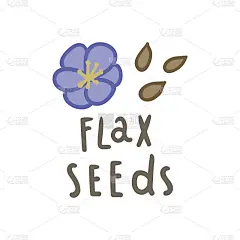 亚麻种子超级食品。